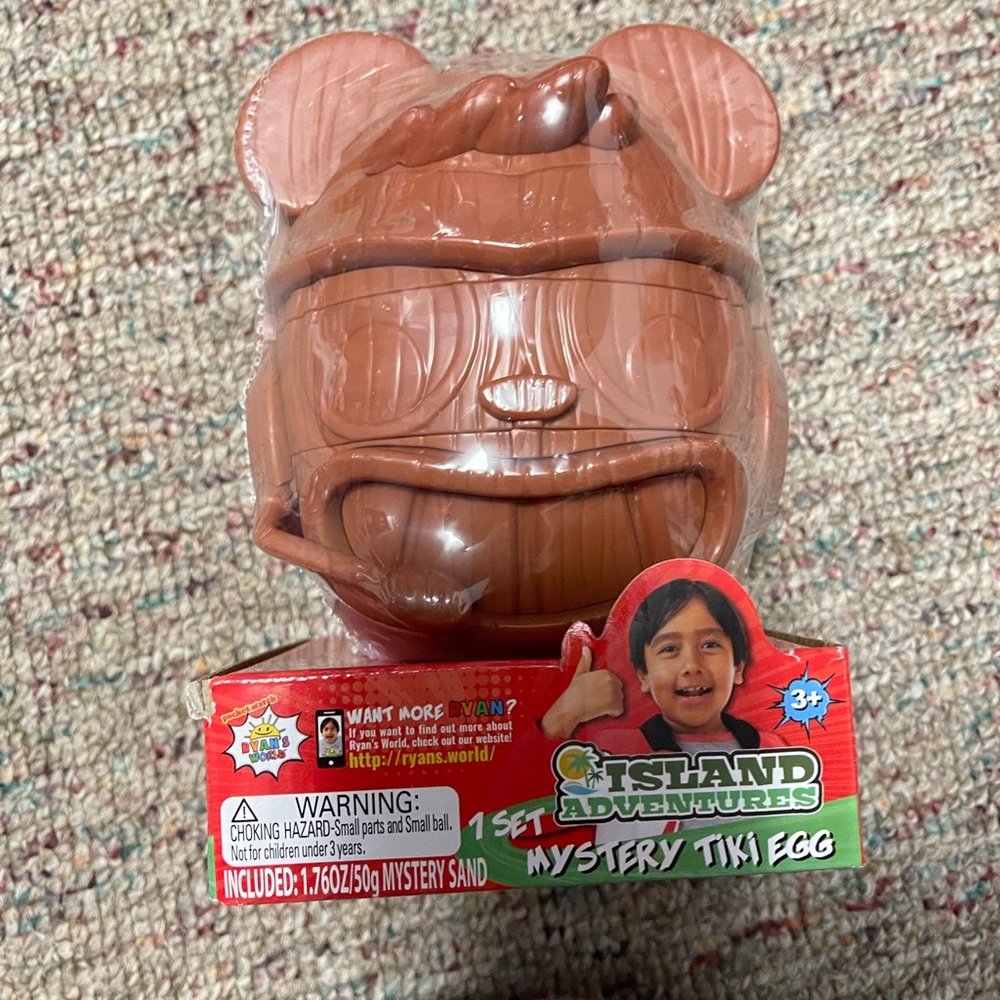 Brand new Ryan’s World surprise tiki egg.